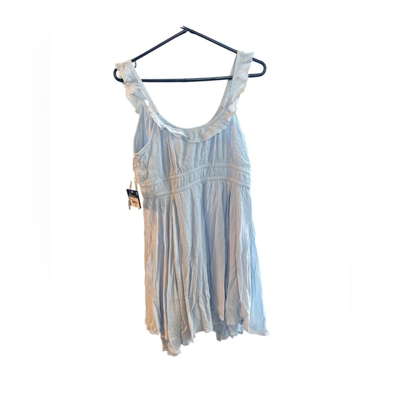 Arizona Jean Company Dresses & Skirts - Arizona tiered summer dress- light blue-Size L- NWT